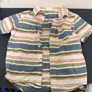 Crazy 8 Button Down Shirt Blue Casual Style